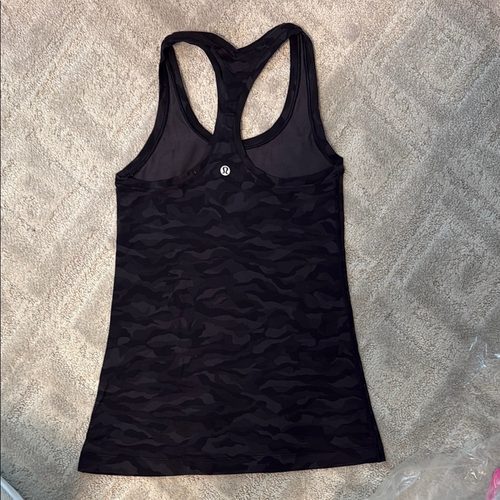 Lulu lemon Black Camouflage Women's Tank Top